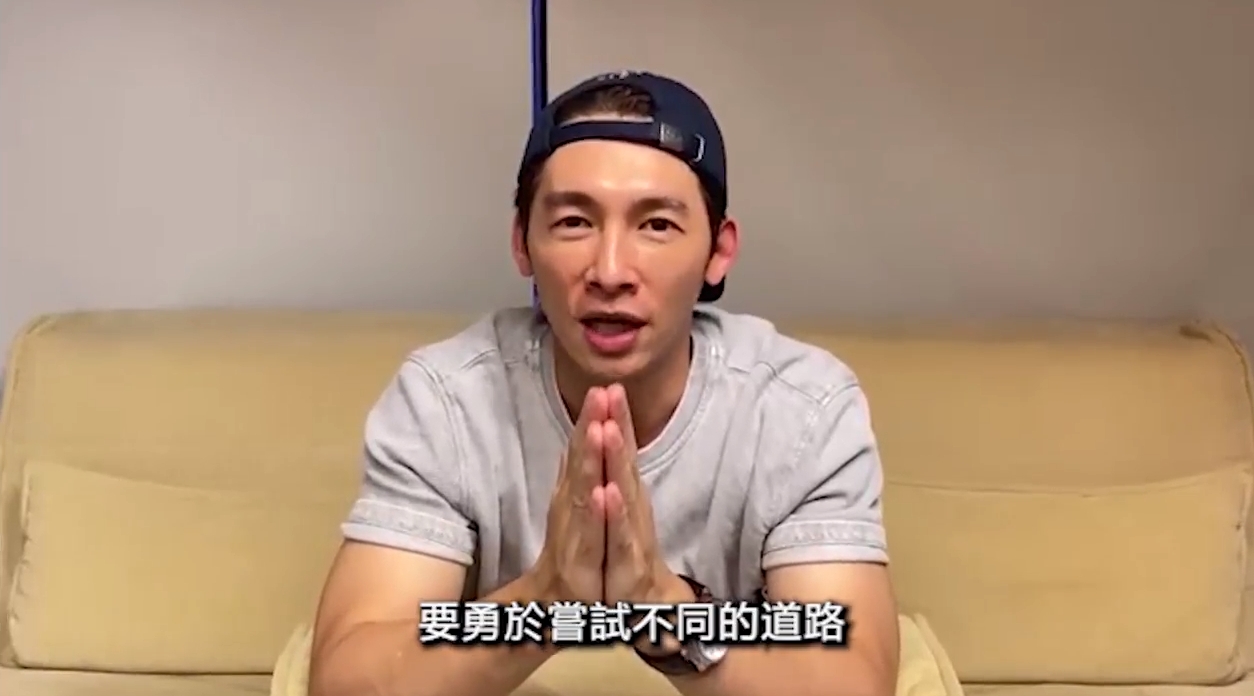 火神的眼淚」男主角溫昇豪祝福畢業生們,未來的人生道路都能夠走的順遂,失敗了也要勇敢地站起來。