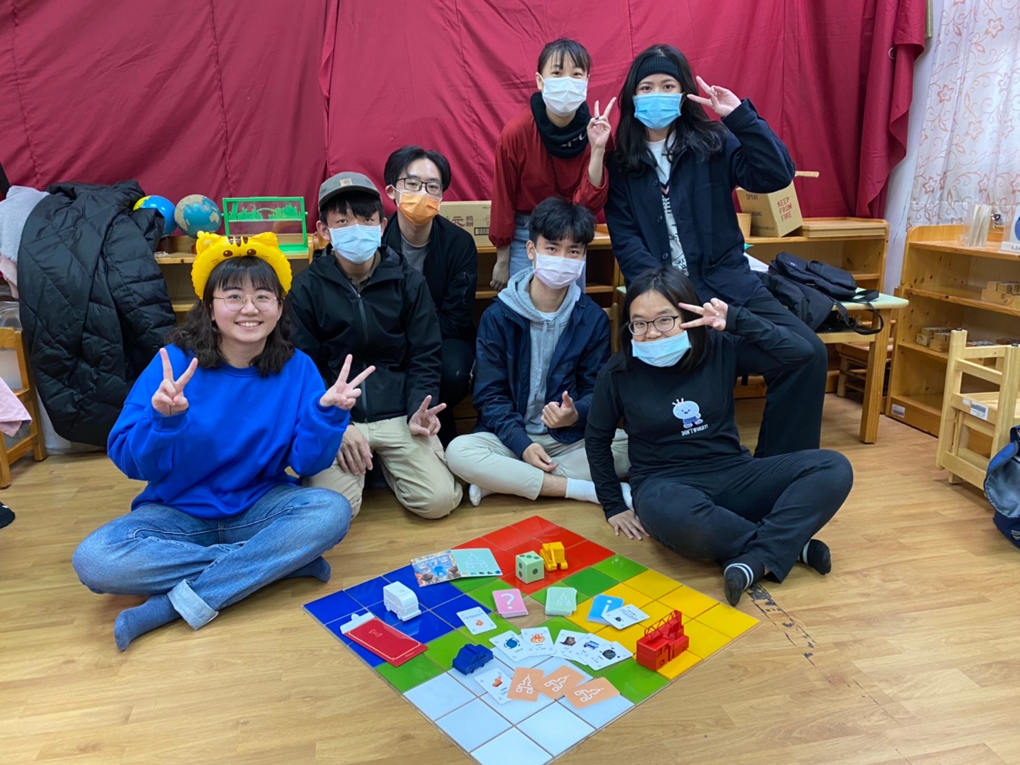 「創造棋蹟公司」同學們,設計出3-6歲幼兒的教具,激發幼兒好奇心和學習興趣。