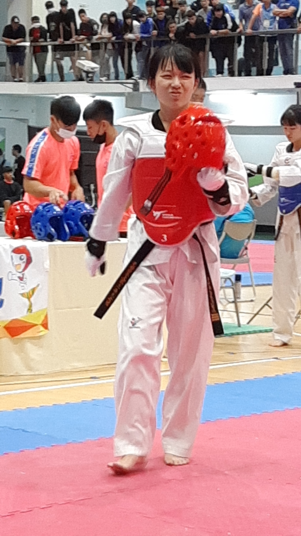 杜昀靜參加今年全大運女子跆拳道,滿懷信心上戰場。