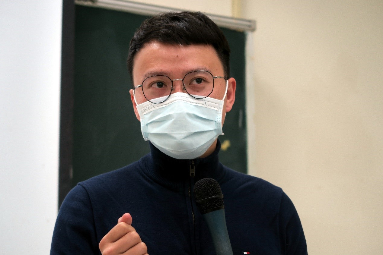 郭培聖總監在亞大創業學程,演講新創業務的經驗