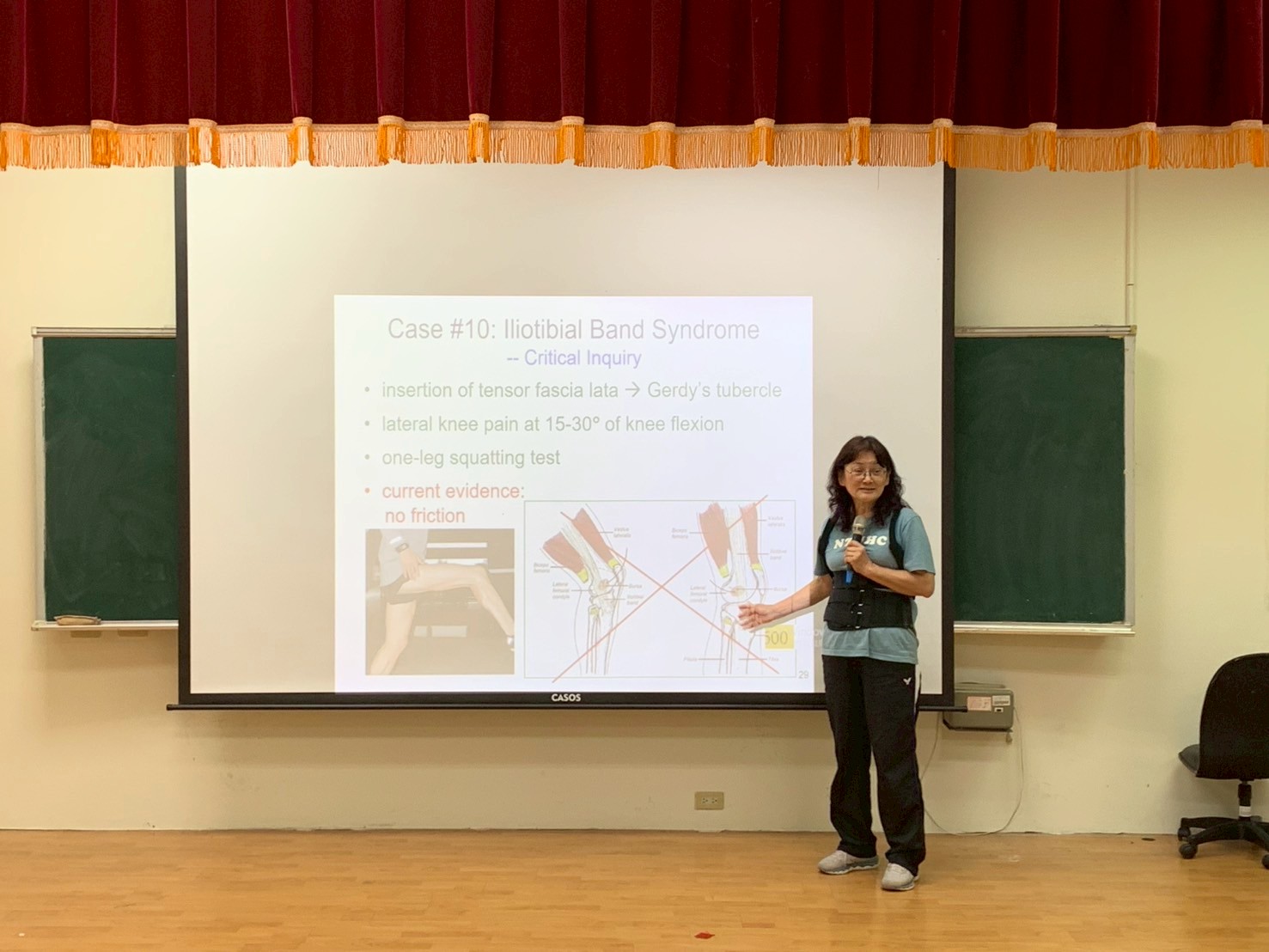 國訓中心柴惠敏處長，分享她在國際賽事與臨床實務中的相關經歷。