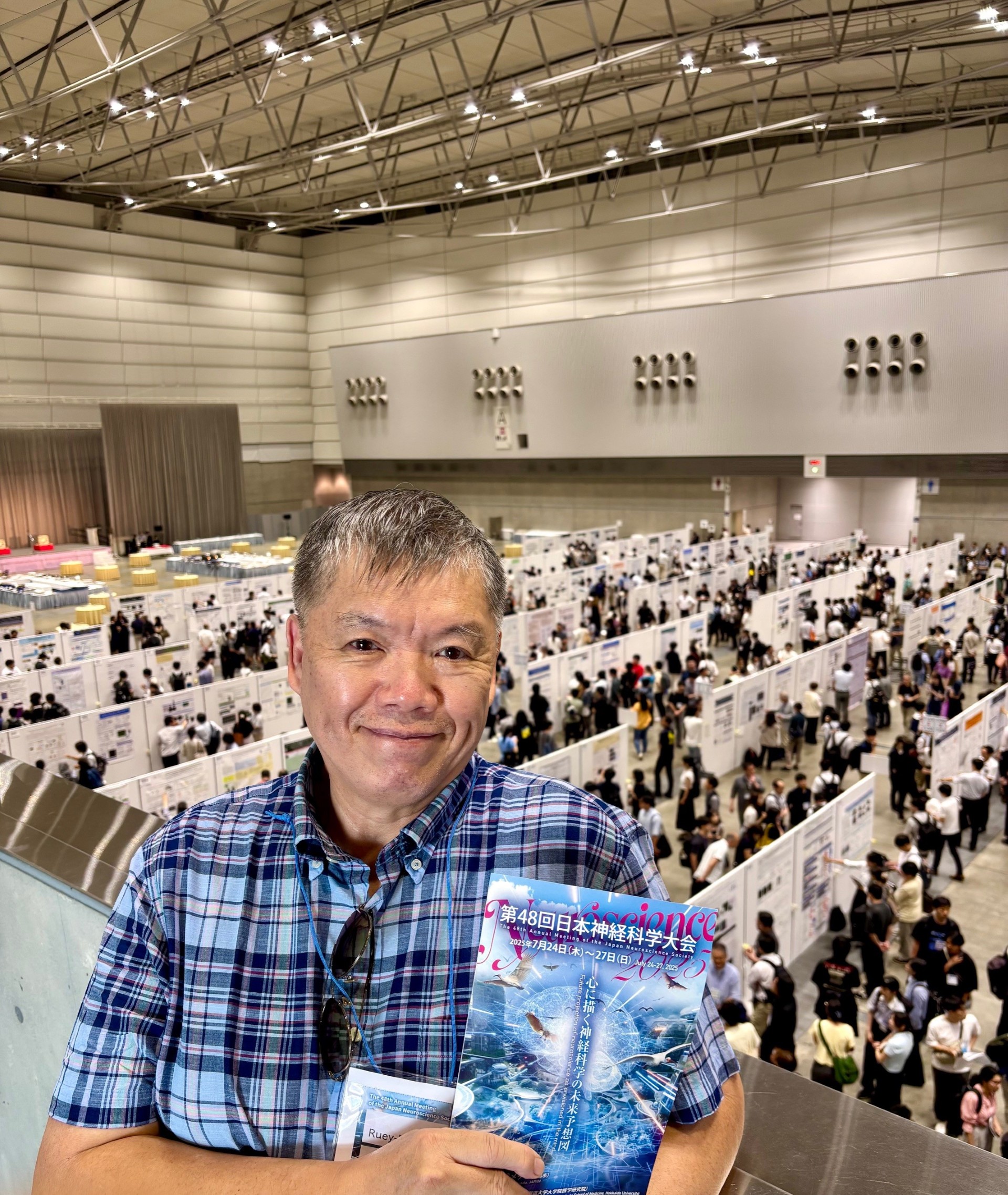 亞大心理系主任廖瑞銘,出席「2025日本神經科學大會」。